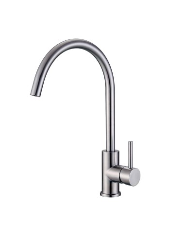 Kitchen faucet Baho Steel 1 round
