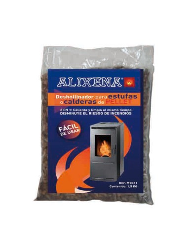 Pz. bag chimney sweep for pellet stoves 1,5kg.