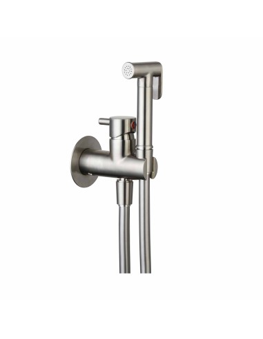 Baho Suma 7 wall-mounted bidet faucet, matte steel