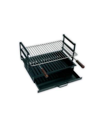 Pz. grill with rustic drawer 60x38 ref.500