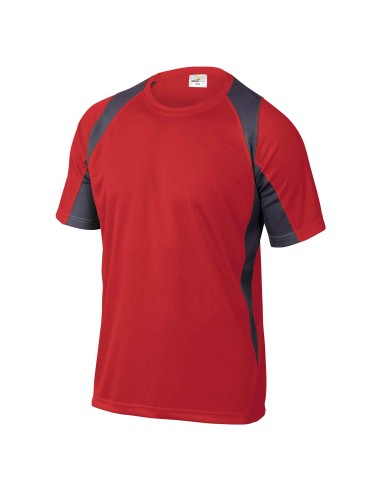 Pz.Deltaplus camiseta bali rojo/gris t.m