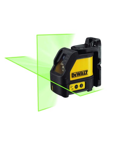 Pz. Dewalt laser DW088CG-XJ autonivelante de 2 lineas en cruz verde (horizontal y vertical)