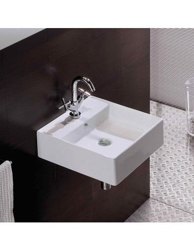 Lavabo Baho Loft blanco 46.5x46.5